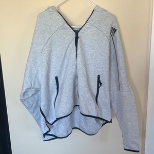 Adidas Zip Up Hoodie *Zipper melted in dryer, does zip fully*